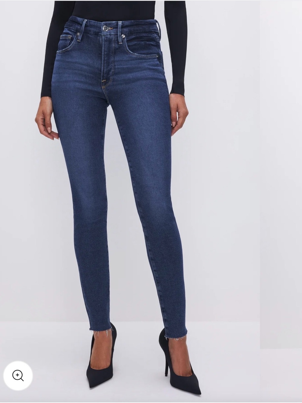 Good American Good Waist High-Rise Skinny Jeans